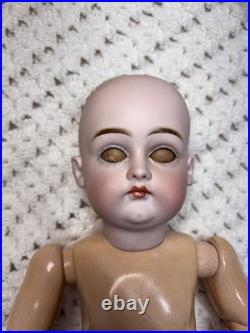 Beautiful Early Kestner Closed Mouth Antique German Cabinet Size Doll 14 JE-3
