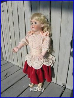 Beautiful Heinrich Handwerk Halbig 26 In Antique German Doll