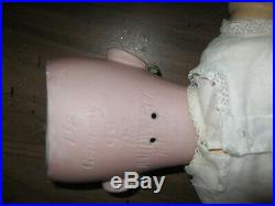 Big Beautiful 29 Bisque Head Doll Handwerck Halbig 99 Dep Marked Compo Body