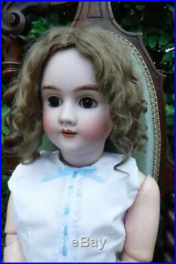 Big Heinrich Handwerck Simon Halbig 32 Antique Bisque Pretty Girl Doll flaws