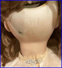 C1890 23 Antique German Hard to Find 630 Closed Mouth ABG Doll Perfect
