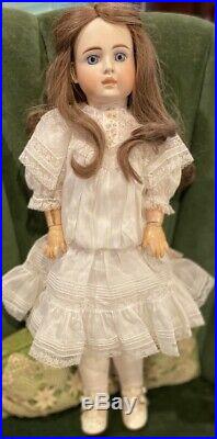 C1890 23 Antique German RARE Closed Mouth 183 French Type Doll So Called Belton