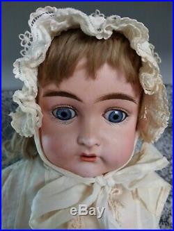 C1900 Kammer Reinhardt 23 Bisque Head Doll Original 192 Pierced Ears Nice