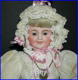 Carl Bergner 3 Face Doll 14 Composition Body & Pretty Clothes