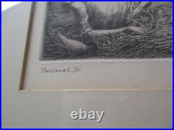 Carl M. Schultheiss German(1885-) Etching Signed VINTAGE ANTIQUE RARE LISTED