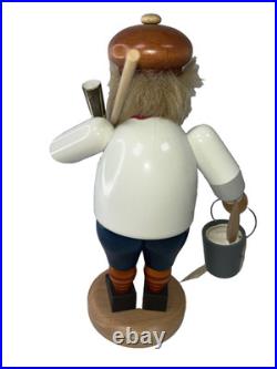 Christian Ulbrecht Smoker Incense German Chimney Sweep Seiffener 10Painted Wood
