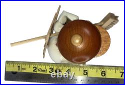 Christian Ulbrecht Smoker Incense German Chimney Sweep Seiffener 10Painted Wood