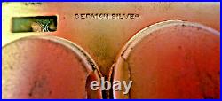 Coin Purse & Chain Holder German Silver Vintage Antique Rare Jewelry Chatelaine