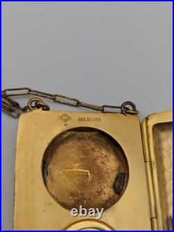 Coin Purse & Compact German Silver Vintage Antique Rare Jewelry Chatelaine Coin Purse & Compact German Silver Vintage Antique Rare Jewelry Chatelaine