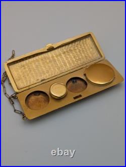 Coin Purse & Compact German Silver Vintage Antique Rare Jewelry Chatelaine Coin Purse & Compact German Silver Vintage Antique Rare Jewelry Chatelaine