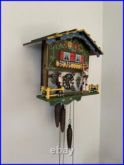 Cuckoo Clock Vintage Handmade German Antique Wooden