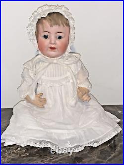 Cute Antique 18 German Bisque ABG 1352 Baby Doll