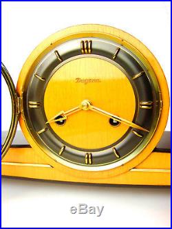 DUGENA chiming antique mantel clock art deco german vintage (Junghans, Hermle)