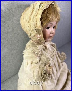 Doll German Baby Antique Bisque Doll Vintage