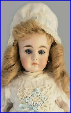 EARLY 18 Simon & Halbig 808 Antique German Bisque Doll straight wrists