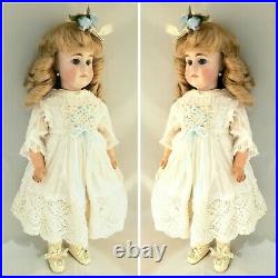 EARLY 18 Simon & Halbig 808 Antique German Bisque Doll straight wrists