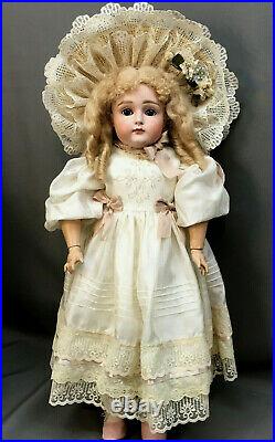 Early 22 Closed-Mouth Kestner 13 Antique Bisque-Head German Doll JDK