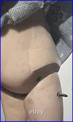 Early Antique 3 Bisque Googly Doll Miniature Baby Doll German Googly Type Doll Early Antique 3 Bisque Googly Doll Miniature Baby Doll German Googly Type Doll