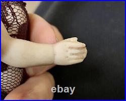Early Antique All Bisque German or French Mignonette 6 Doll