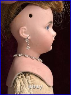 Early Antique German 20.5 Simon Halbig 939 Bisque Shoulder Head Leather Doll Early Antique German 20.5 Simon Halbig 939 Bisque Shoulder Head Leather Doll