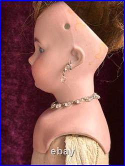 Early Antique German 20.5 Simon Halbig 939 Bisque Shoulder Head Leather Doll Early Antique German 20.5 Simon Halbig 939 Bisque Shoulder Head Leather Doll