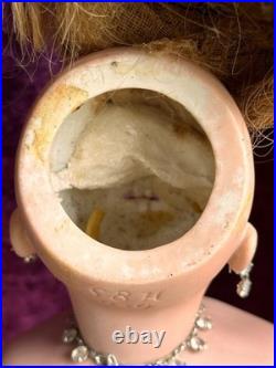 Early Antique German 20.5 Simon Halbig 939 Bisque Shoulder Head Leather Doll Early Antique German 20.5 Simon Halbig 939 Bisque Shoulder Head Leather Doll