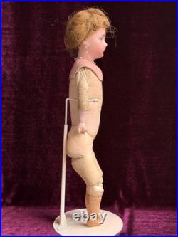 Early Antique German 20.5 Simon Halbig 939 Bisque Shoulder Head Leather Doll Early Antique German 20.5 Simon Halbig 939 Bisque Shoulder Head Leather Doll