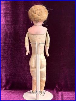 Early Antique German 20.5 Simon Halbig 939 Bisque Shoulder Head Leather Doll Early Antique German 20.5 Simon Halbig 939 Bisque Shoulder Head Leather Doll