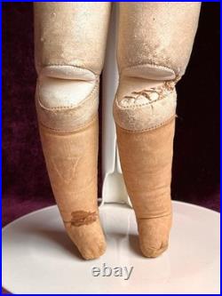 Early Antique German 20.5 Simon Halbig 939 Bisque Shoulder Head Leather Doll Early Antique German 20.5 Simon Halbig 939 Bisque Shoulder Head Leather Doll