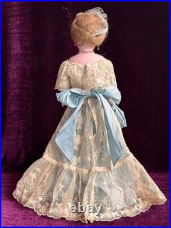 Early Antique German 20.5 Simon Halbig 939 Bisque Shoulder Head Leather Doll Early Antique German 20.5 Simon Halbig 939 Bisque Shoulder Head Leather Doll