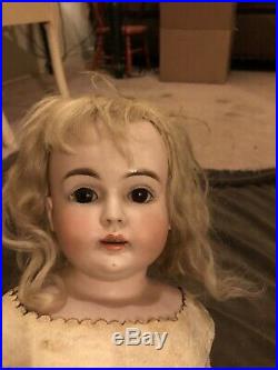 Early Kestner Mystery German Bisque Head Doll