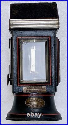 Early Vintage Antique Jg Lieb Biberach German Kerosene Firemans Lantern Superb Early Vintage Antique Jg Lieb Biberach German Kerosene Firemans Lantern Superb