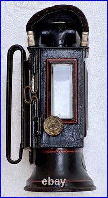 Early Vintage Antique Jg Lieb Biberach German Kerosene Firemans Lantern Superb