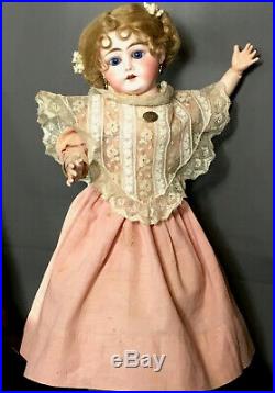 Early XII K Kestner Mystery Doll French Wood-Compo Body Antique Bisque German