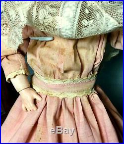 Early XII K Kestner Mystery Doll French Wood-Compo Body Antique Bisque German
