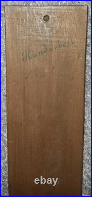 Eight Motif Carved Wood Cookie Mold Antique German Vintage Handarbeit Springerle