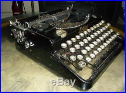 Erika Rare Vintage Antique Typewriter German Made erika no#5 Glass Keytops 1940s