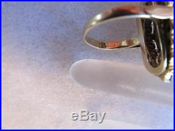 Estate Vintage Antique Victorian 14K (585) German Bohemian Garnet TwoTier Ring
