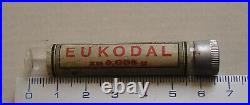 Eukodal Empty Bottle Vintage Antique German Medicine Wwii Ww2 Mega Rare Eukodal Empty Bottle Vintage Antique German Medicine Wwii Ww2 Mega Rare