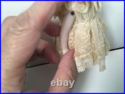Exquisite Antique All Bisque German French Kestner Mignonette Dollhouse Doll
