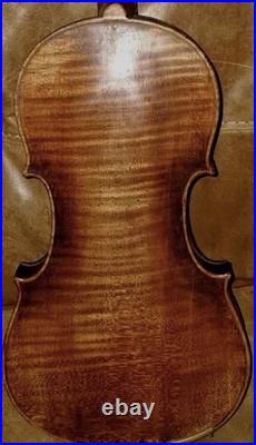 Fine Antique German / Bohemian Violin Labeled Joannes Jais