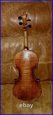 Fine Antique German / Bohemian Violin Labeled Joannes Jais