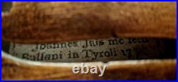 Fine Antique German / Bohemian Violin Labeled Joannes Jais