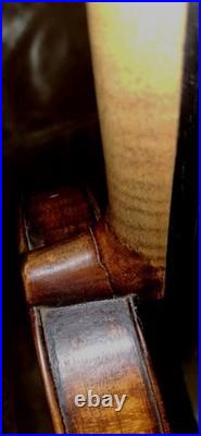 Fine Antique German / Bohemian Violin Labeled Joannes Jais