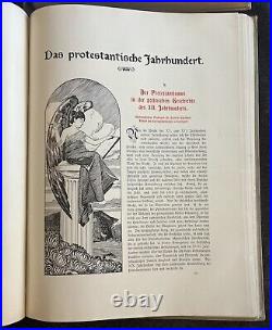 GERMAN Protestantism At The End Of The 19th Century Vol 1 2 Vintage Antique Rare