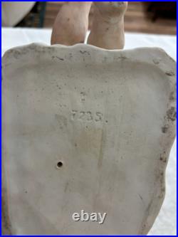 Gebruder Heubach-German Porcelain Bisque-Sitting Piano Baby 10 1/2 Antique