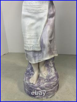 Gebruder Heubach German /Young Barefoot Lady/ Vintage/Hand Painted/12 1/2 in Gebruder Heubach German /Young Barefoot Lady/ Vintage/Hand Painted/12 1/2 in