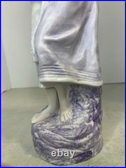 Gebruder Heubach German /Young Barefoot Lady/ Vintage/Hand Painted/12 1/2 in Gebruder Heubach German /Young Barefoot Lady/ Vintage/Hand Painted/12 1/2 in