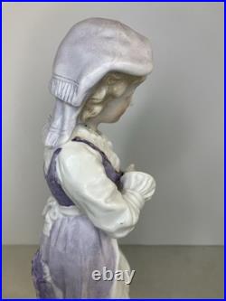 Gebruder Heubach German /Young Barefoot Lady/ Vintage/Hand Painted/12 1/2 in Gebruder Heubach German /Young Barefoot Lady/ Vintage/Hand Painted/12 1/2 in