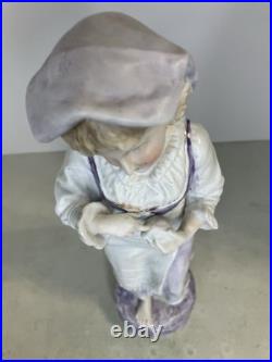 Gebruder Heubach German /Young Barefoot Lady/ Vintage/Hand Painted/12 1/2 in Gebruder Heubach German /Young Barefoot Lady/ Vintage/Hand Painted/12 1/2 in